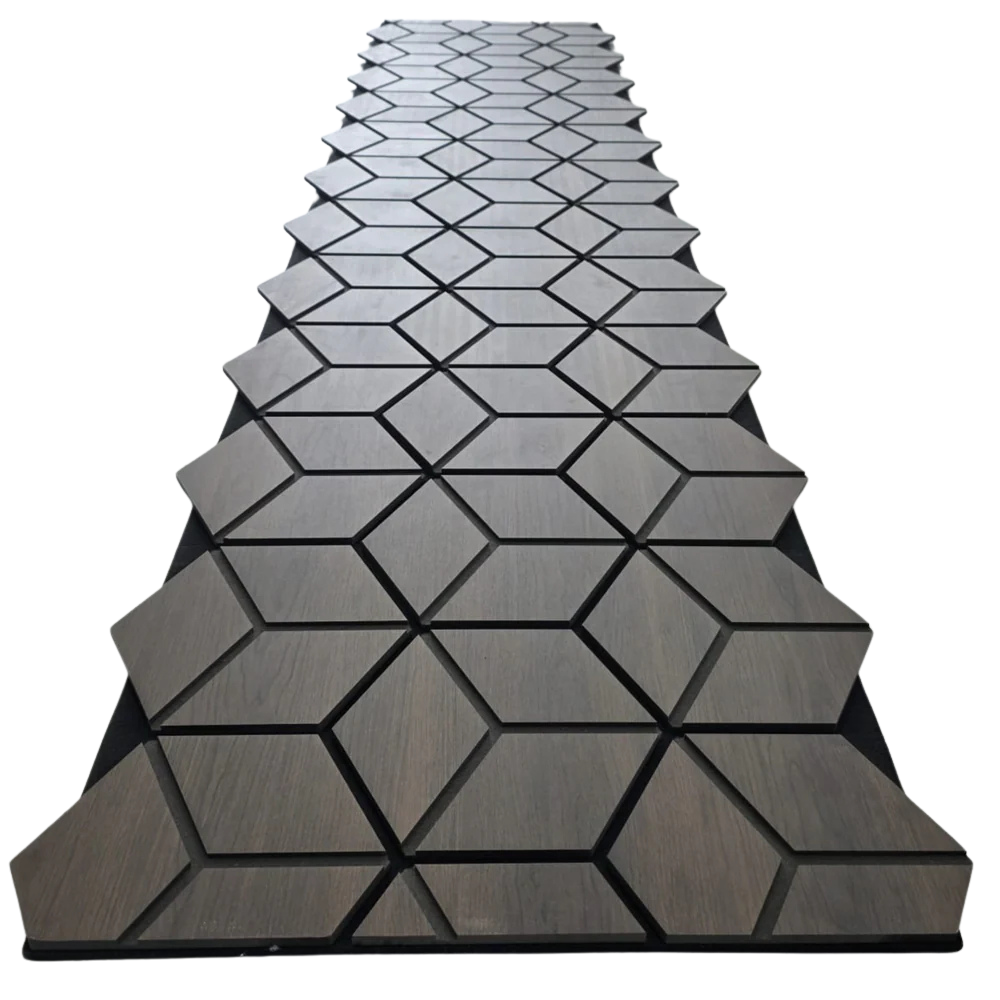 Premium Akustik-Wandpaneel Sechseck (240cm x 60cm)