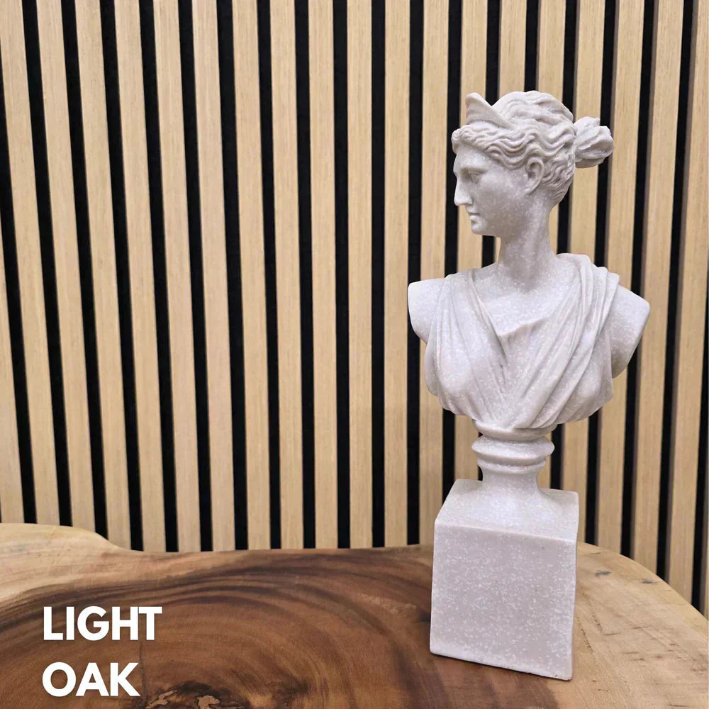 60cm x 60cm Quadratisches Akustik-Wandpaneel aus Holz, verschiedene Farben